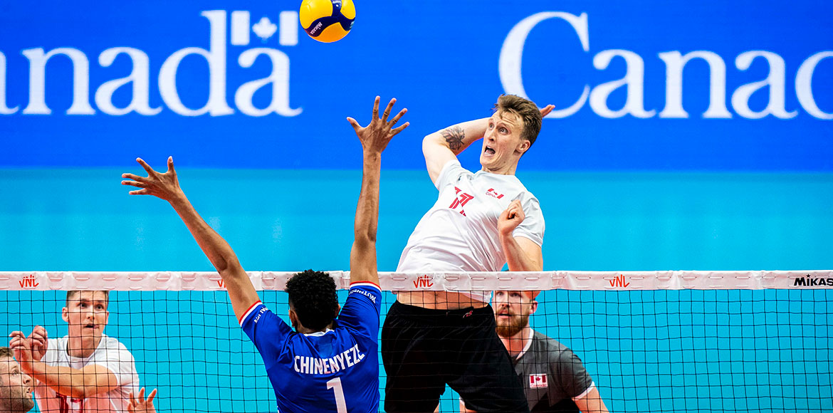 VNL Canada falls to Olympic champs in Ottawa Volleyball Canada