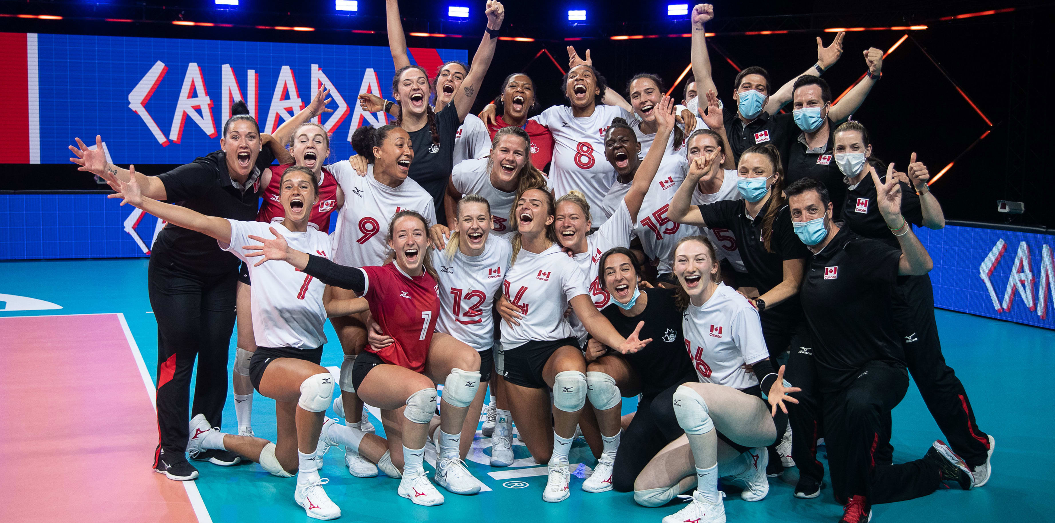 Canada’s women’s team earns first win in VNL Volleyball Canada